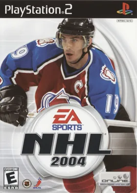 NHL 2004 box cover front